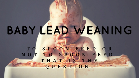 Baby Lead Weaning: To Spoon Feed or Not to Spoon Feed. That is The Question.