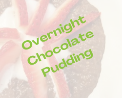 Overnight Chocolate Pudding